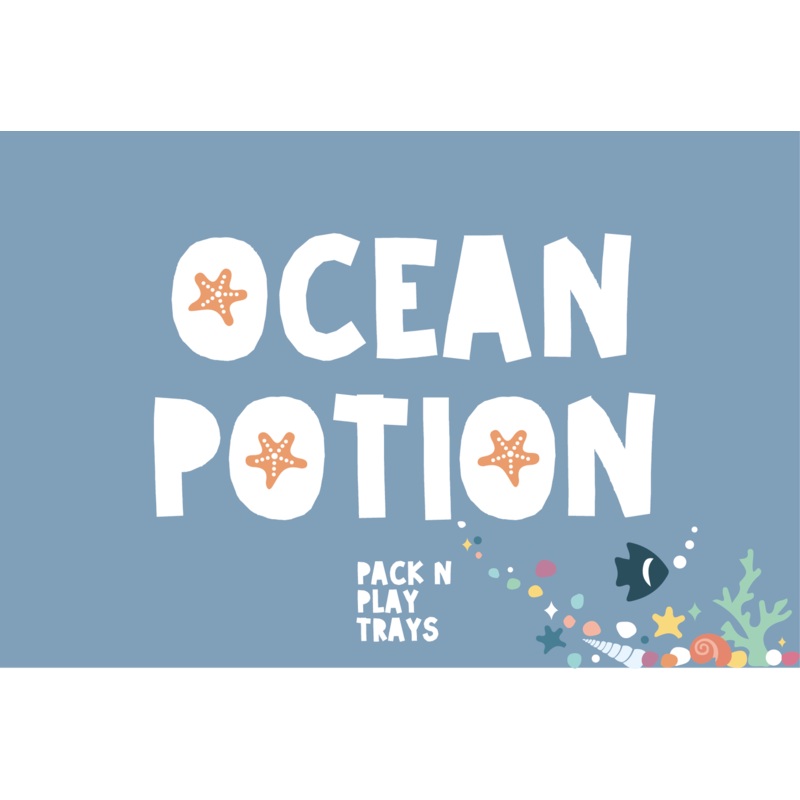 Pack n Play Trays – Ocean Potion Kit