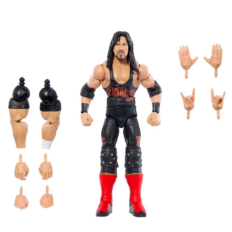 WWE Monday Night War Elite Collection Syxx Action Figure & Dusty Rhodes Build-A-Figure Parts