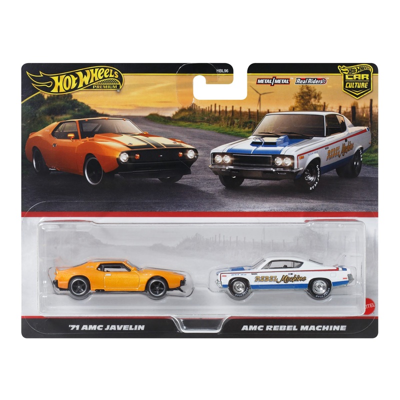 Hot Wheels Premium Car Culture 2-Pack ’71 AMC Javelin & AMC Rebel Machine