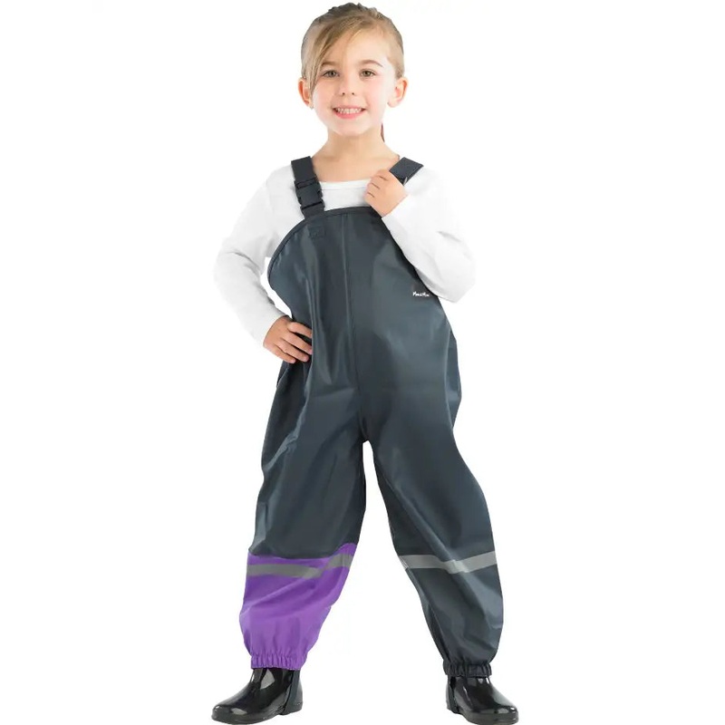 Mum2Mum Rainwear Overalls PURPLE