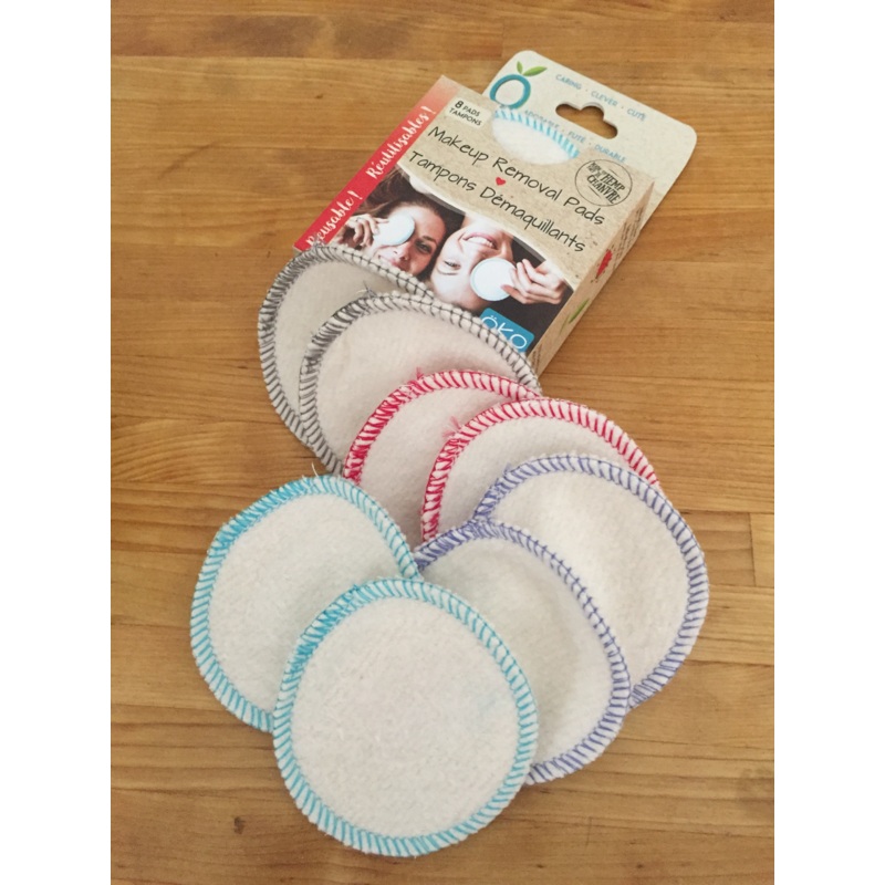 EcoHome – REUSABLE MAKE-UP REMOVAL PADS, 8 pads!