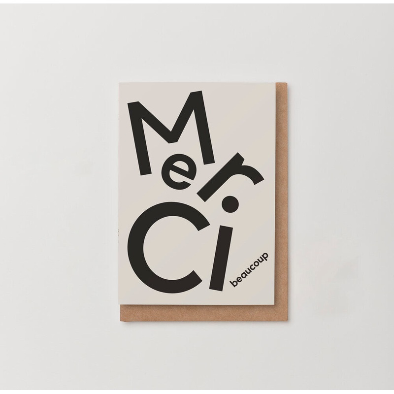 ‘Merci Beaucoup’ Card