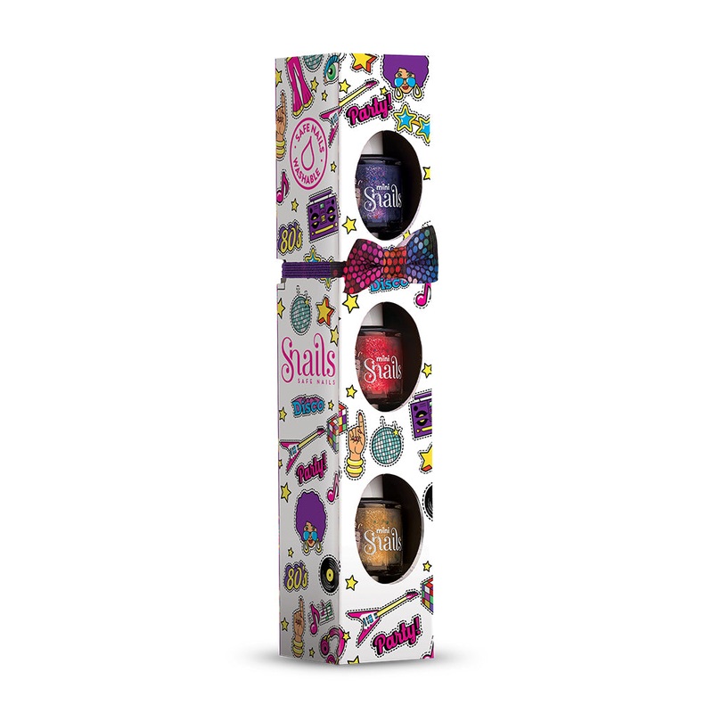 Snails Safe Nails Mini Snails 3pack Disco – Nail Polish for Kids