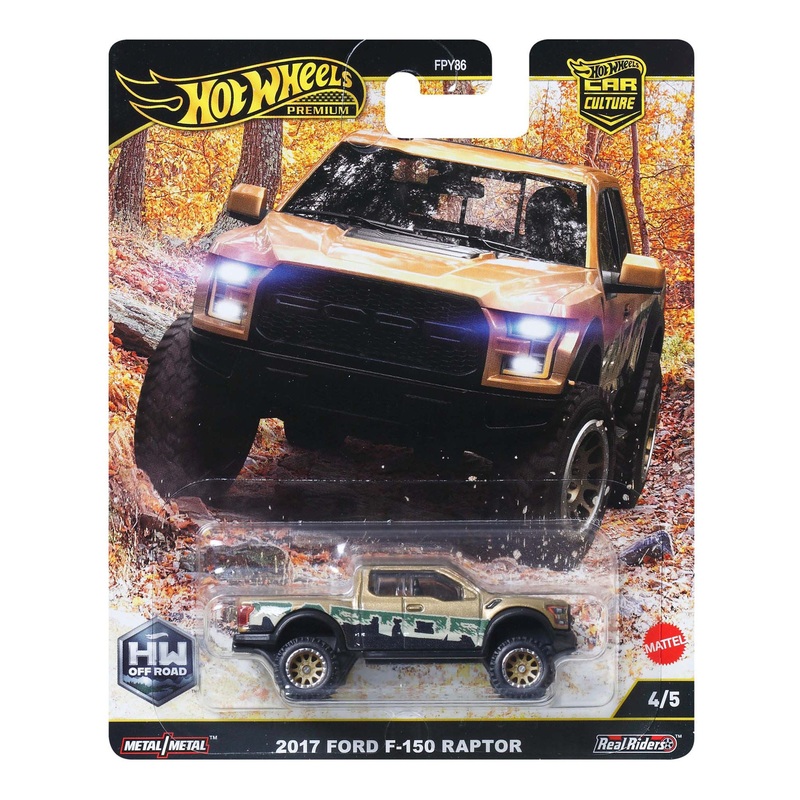 Hot Wheels Premium Car Culture Off Road ’17 Ford F150 Raptor