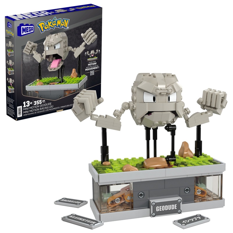 MEGA Pokmon Mini Motion Geodude Building Set