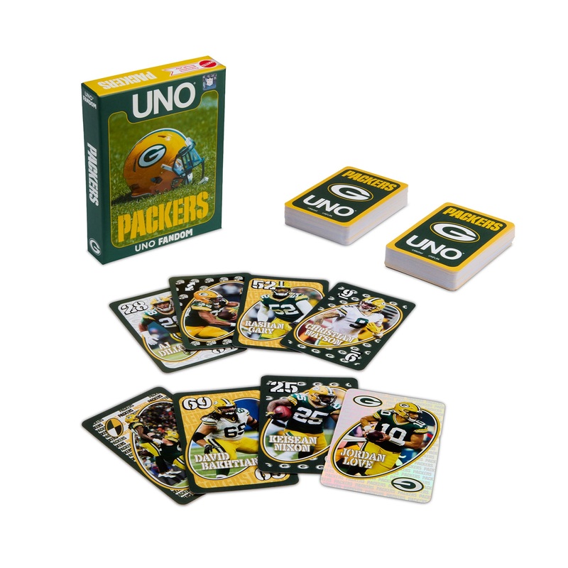 UNO Fandom NFL Green Bay Packers Game Deck