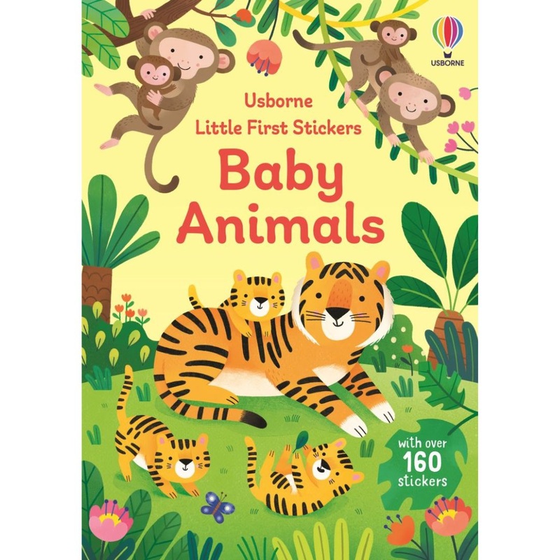 Usborne: Little First Stickers – Baby Animals – 3yrs+