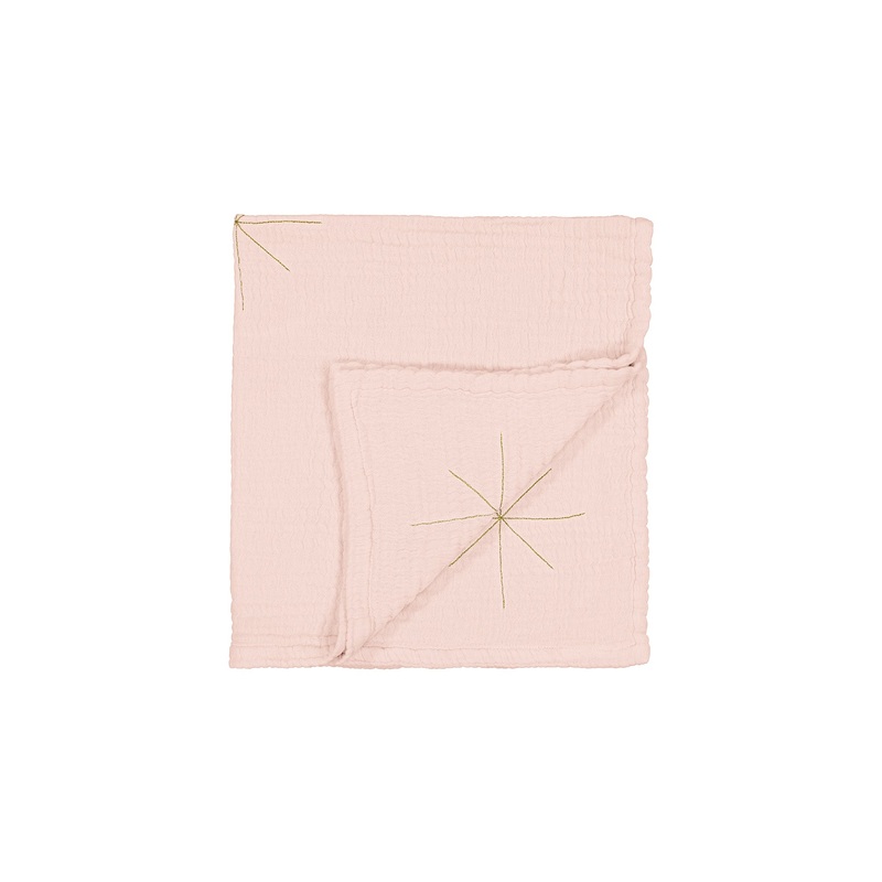 Cotton Gauze Baby Swaddle/Blanket | Blush