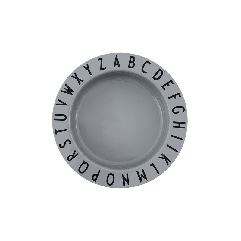 Eat & Learn Tritan Deep Plate | Grey