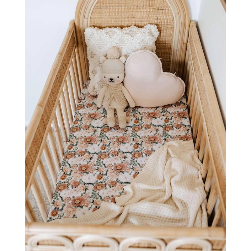 Snuggle Hunny Kids Fitted Cot Sheet – FLORENCE