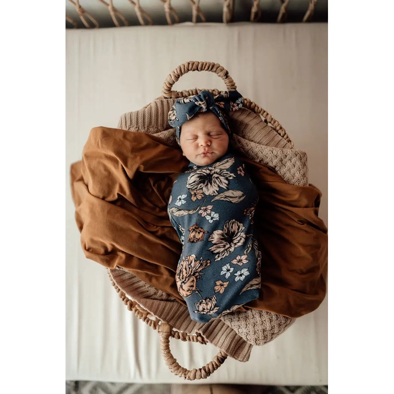 Snuggle Hunny Kids Snuggle Swaddle & Topknot Set – Belle