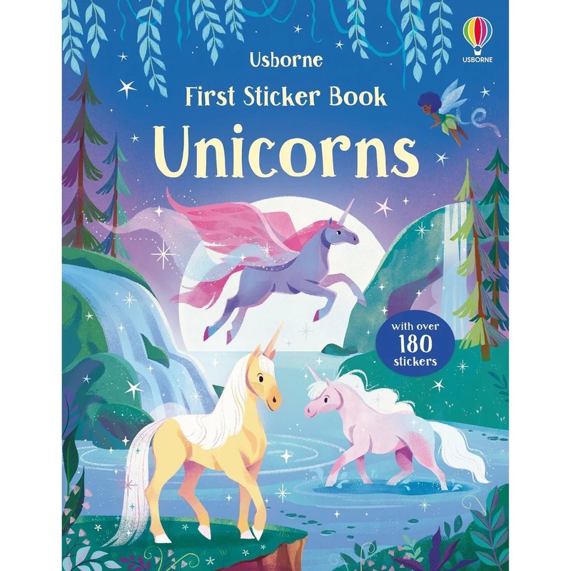 Usborne: First Sticker Book – Unicorns – 3yrs+