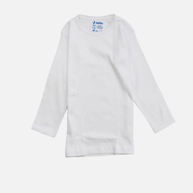 White Long-Sleeved Undershirt