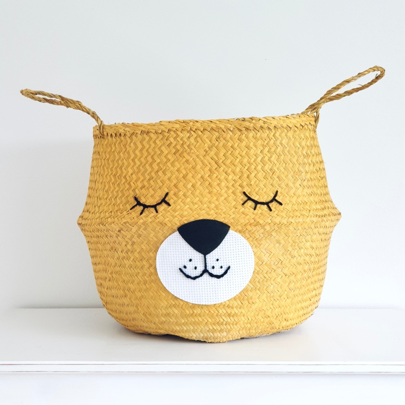 Yellow Lioness Basket – Large