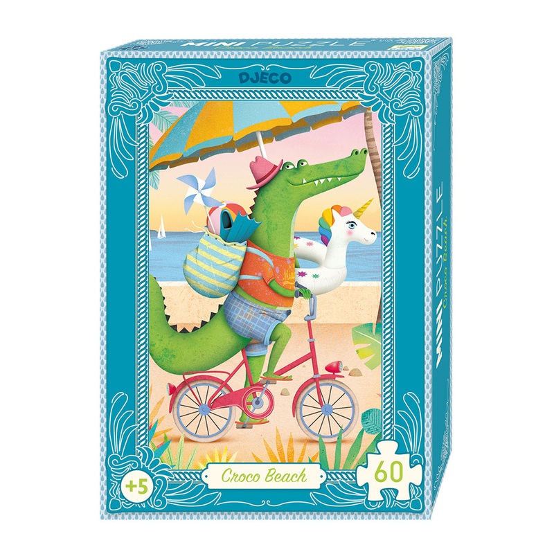 DJECO Croco beach – 60 pcs Puzzles