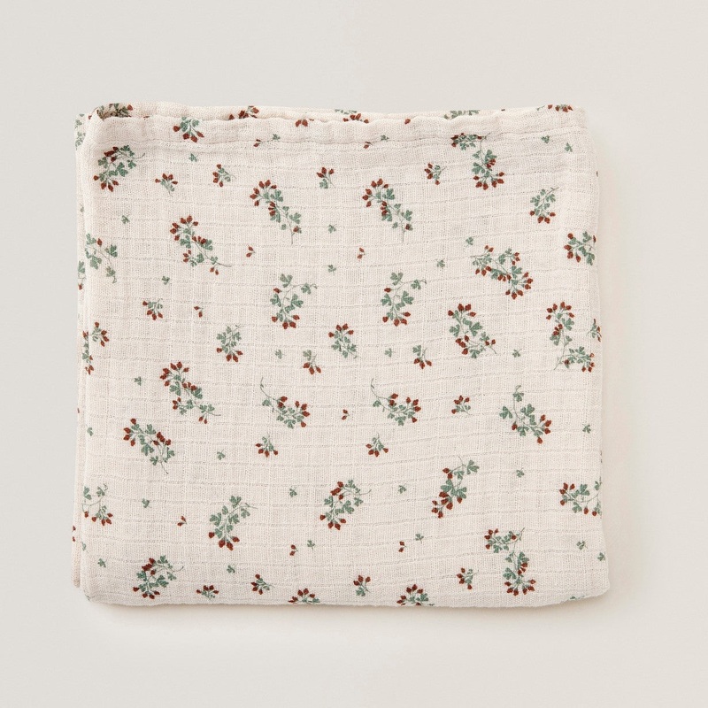 Garbo&Friends Muslin Swaddle Blanket | Clover