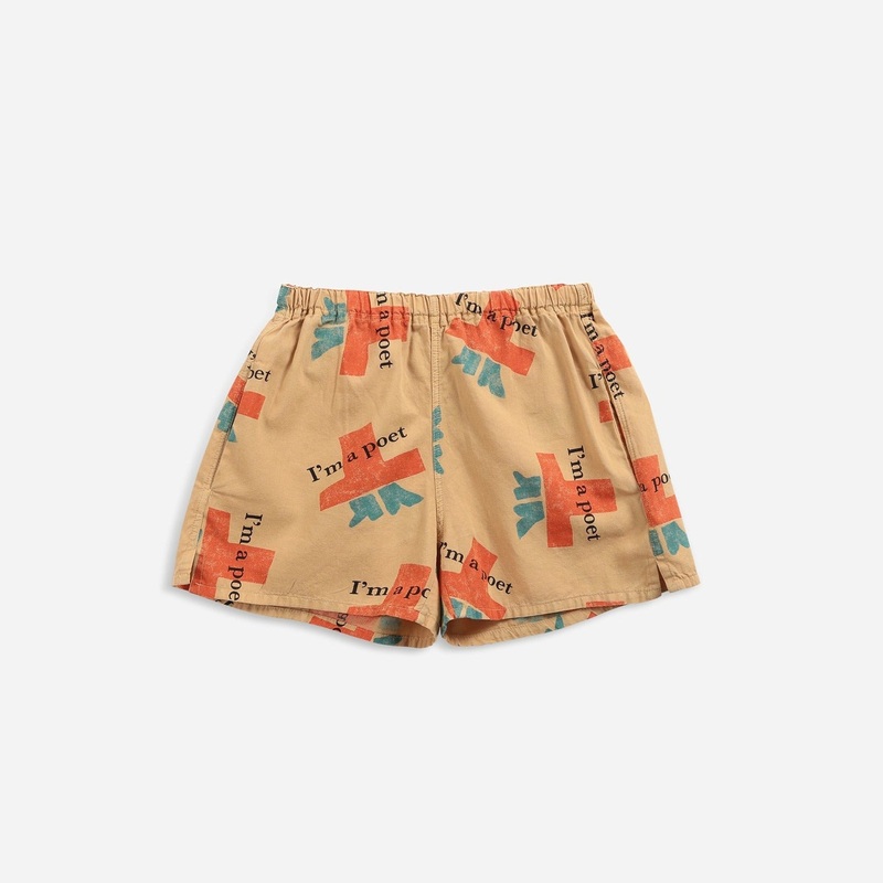 I’m a Poet All Over Woven Shorts