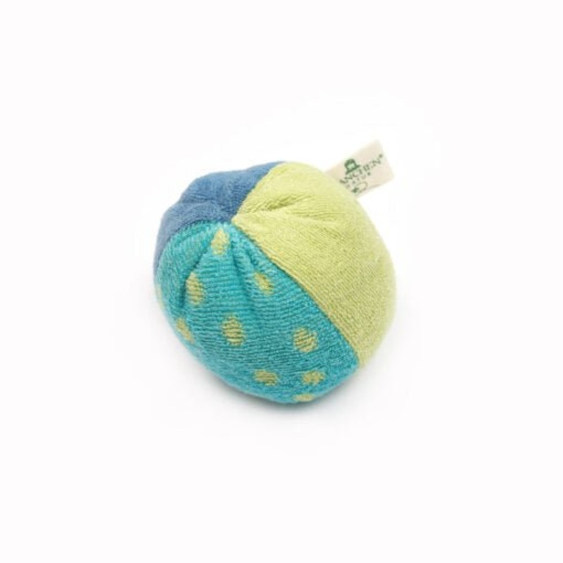 Nanchen Organic Cotton Soft Ball Rattle Dots