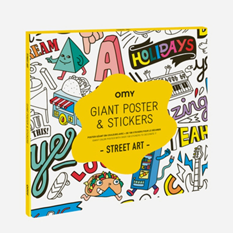 OMY Giant Poster & Stickers – STREET ART