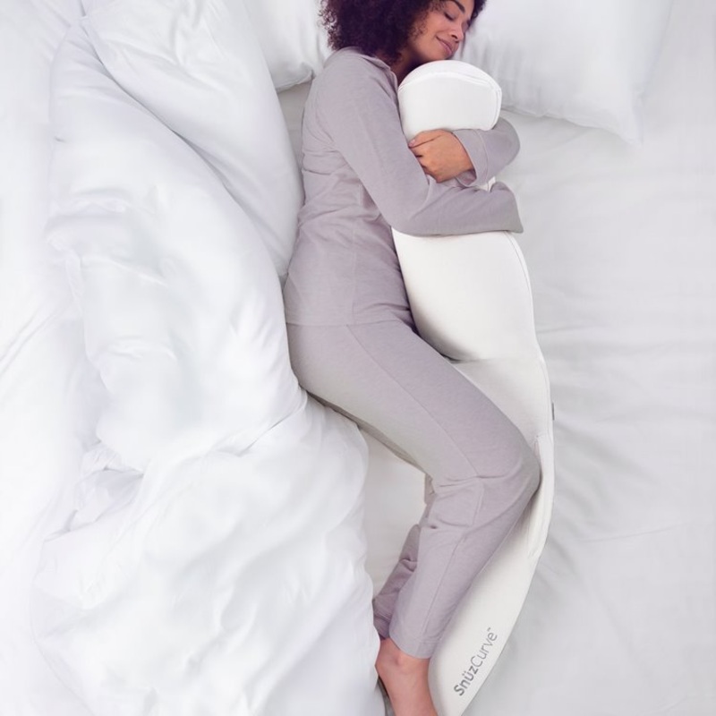 SnuzCurve Pregnancy Pillow – White