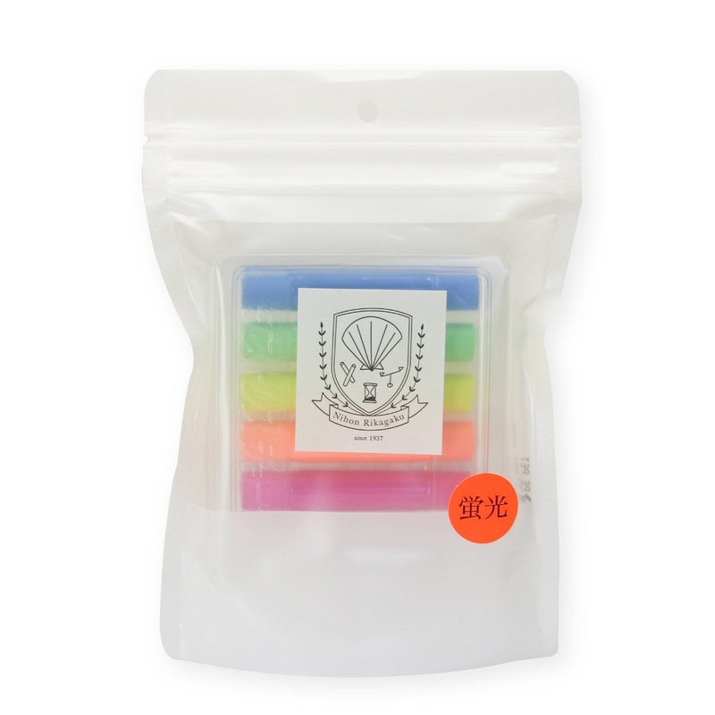 Dustless Chalk Set of 6 – Neon Colour by Kitpas