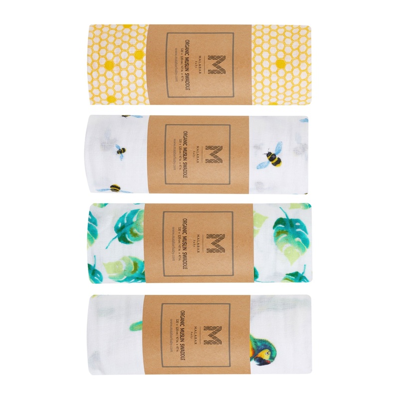 Organic Cotton Muslin Essential Baby Set
