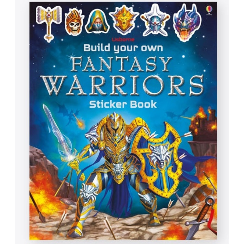 Build Your Own Fantasy Warriors Sticker Book