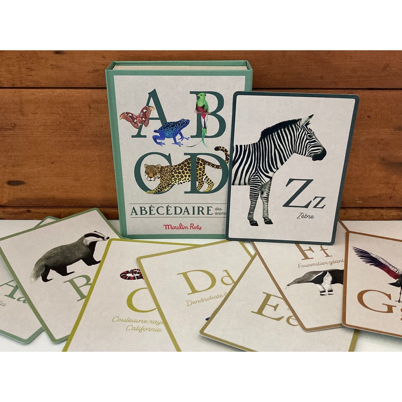 Educational Cards – ANIMAL ALPHABET … in FRENCH!