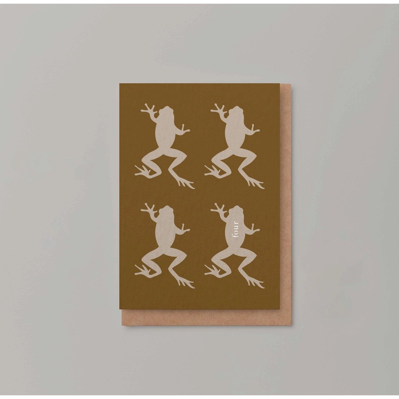 ‘FOUR’ Nature Birthday Card