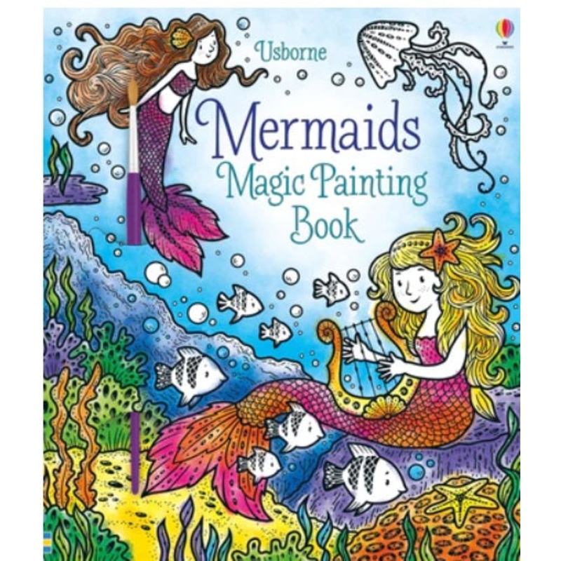 Mermaids Magic Painting Book