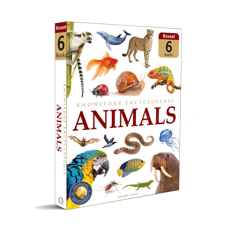 Animals – Collection of 6 Books : Knowledge Encyclopedia For Children – Paperback