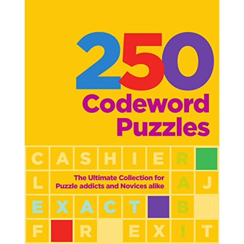 250 Codeword Puzzles – Spiral-bound