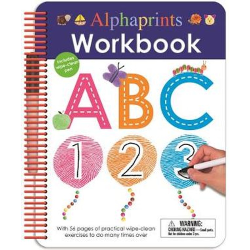 Alphaprints: Wipe Clean Workbook ABC – Paperback