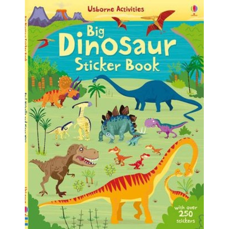 Big Dinosaur Sticker Book – Paperback