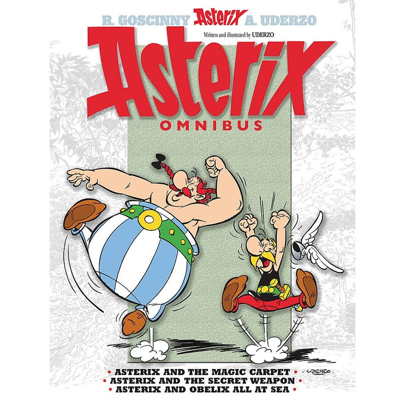 Asterix Omnibus : Asterix and the Magic Carpet, Asterix and the Secret Weapon, Asterix and Obelix All at Sea (Graphic Novel) – Paperback