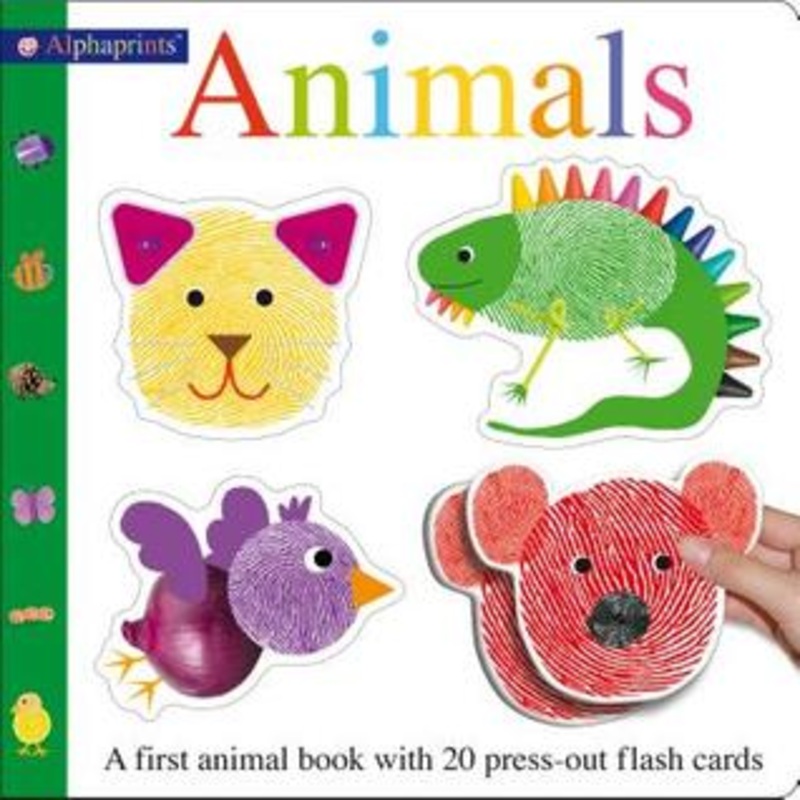 Alphaprints Animals Flash Card Board Book