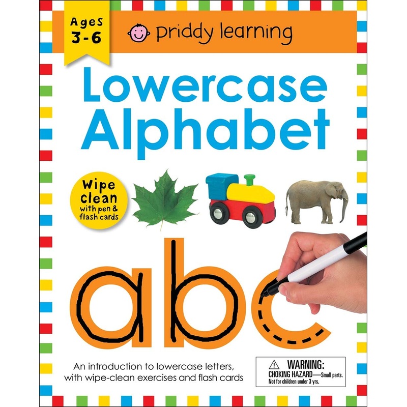Wipe Clean Workbook : Lowercase Alphabet (enclosed spiral binding) Ages 3-6 – Spiral-bound