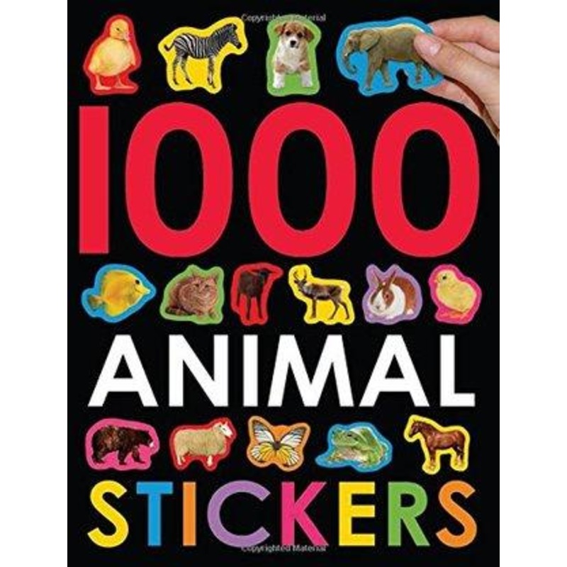 1000 Animal Stickers – Paperback