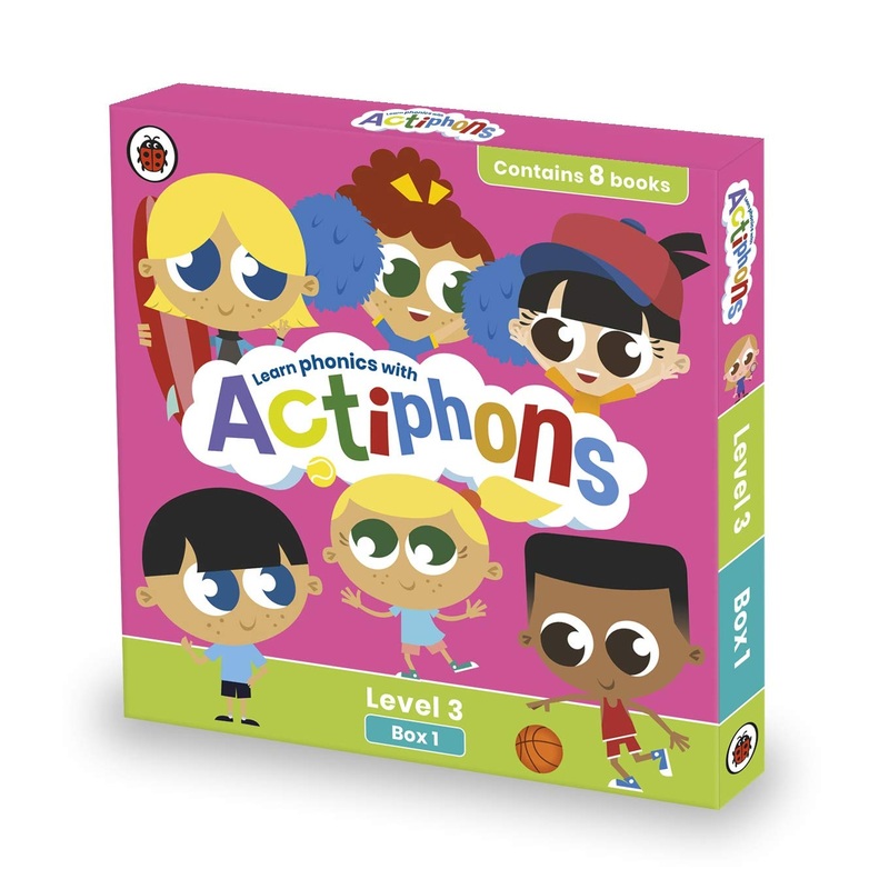 Actiphons Level 3 Box 1 : Books 1-8 : Learn phonics and get active with Actiphons! – Paperback