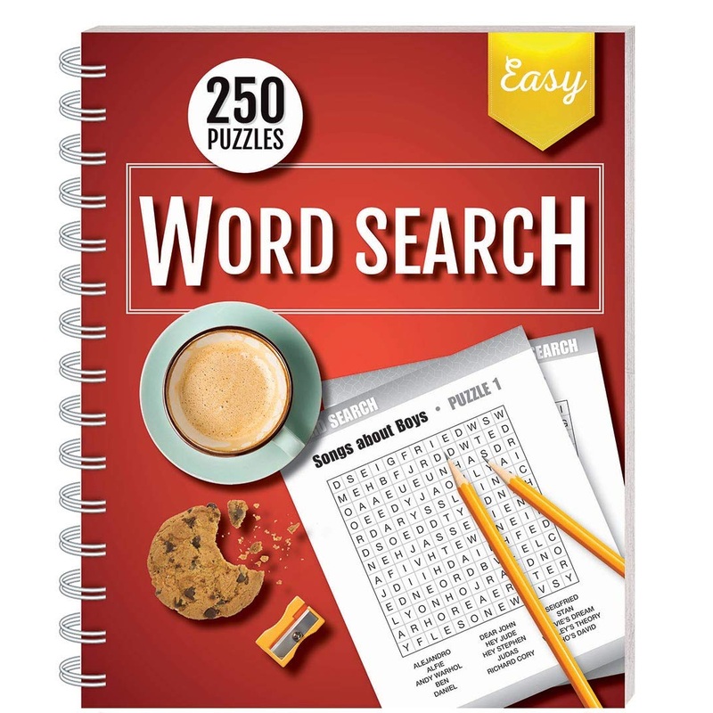 250 Puzzles Word Search Easy – Paperback