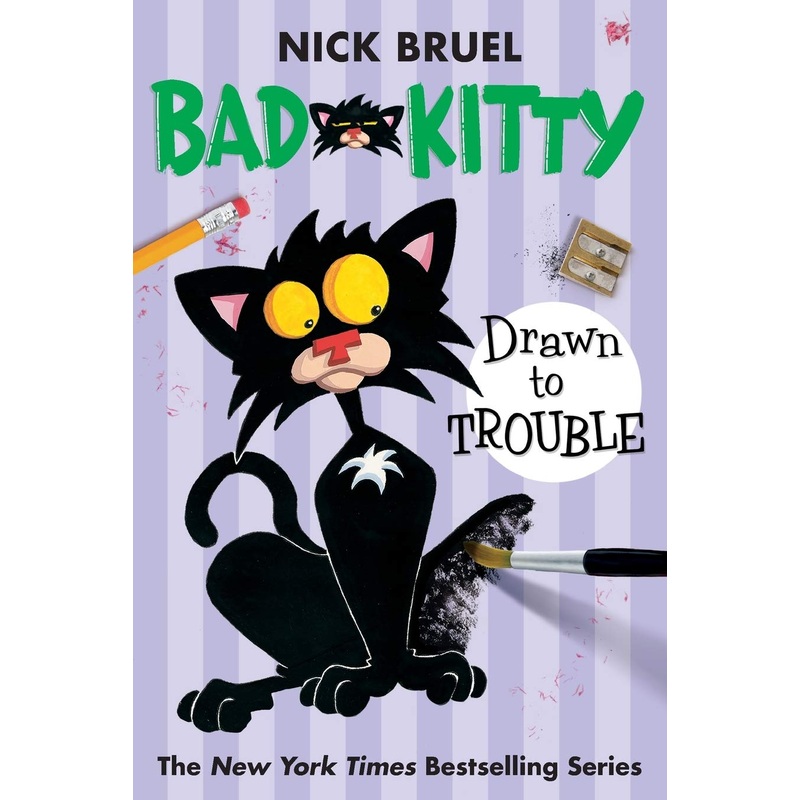 Bad Kitty Drawn to Trouble (Graphic Novel) – Paperback