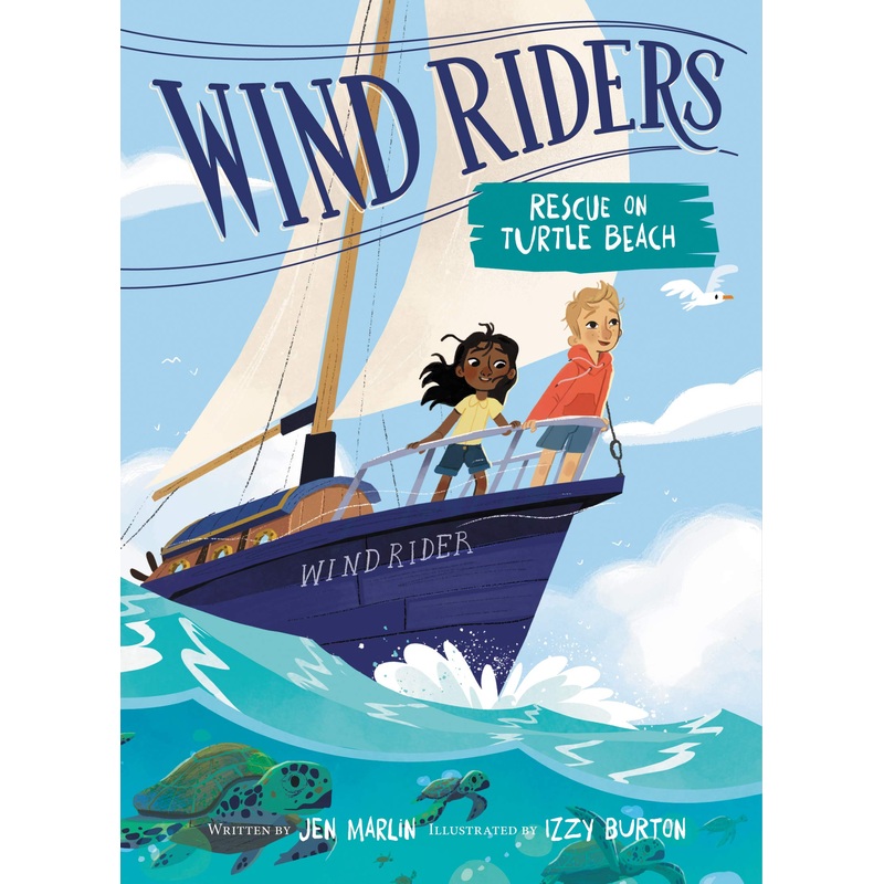 Wind Riders #1 : Rescue on Turtle Beach – Paperback
