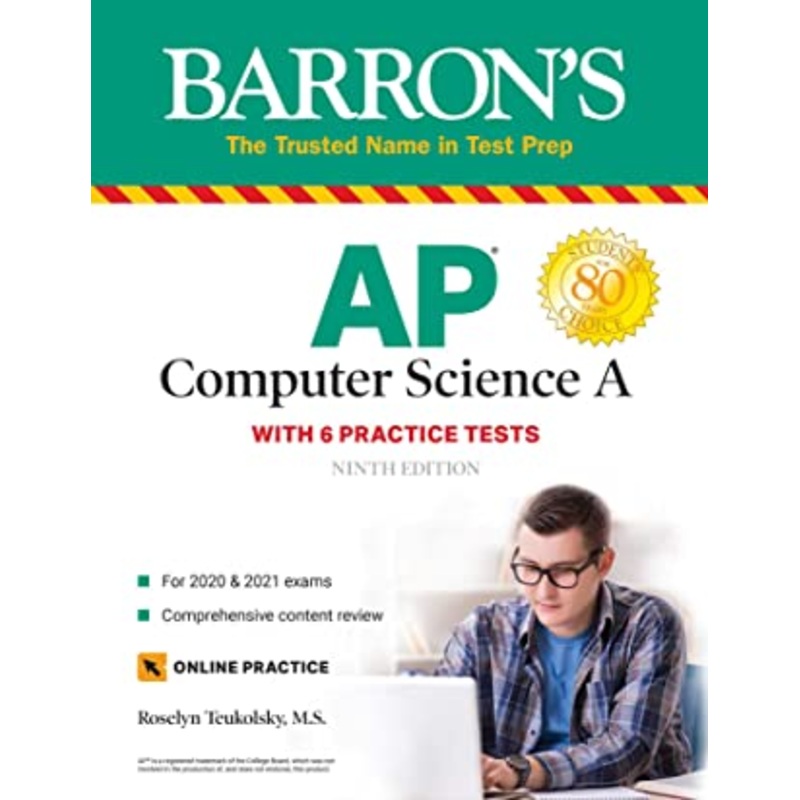 AP Computer Science A: With 6 Practice Tests – Paperback