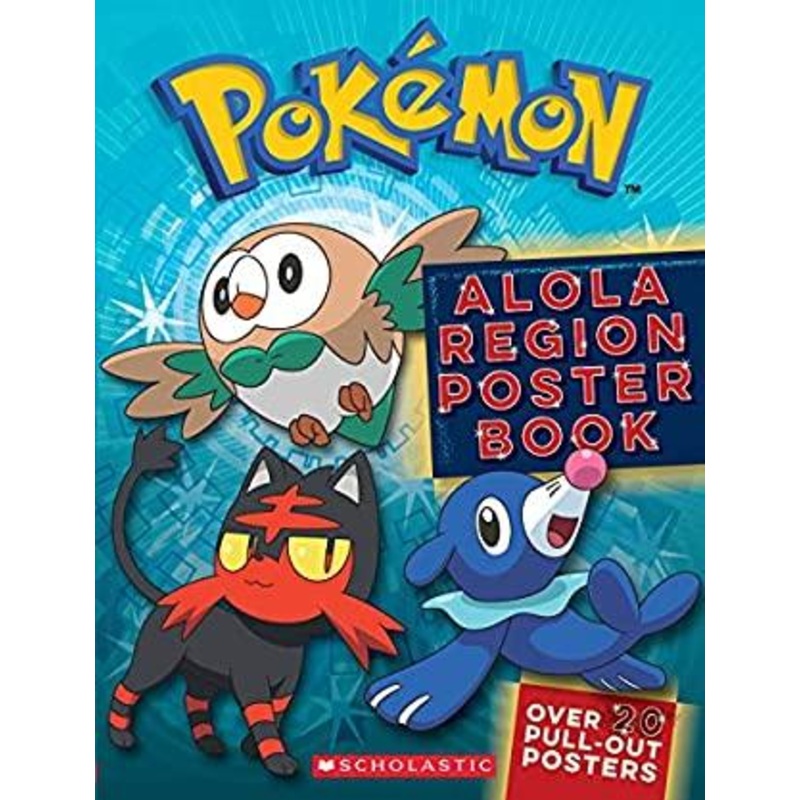 ALOLA REGION POSTER BOOK (POKMON) – Paperback