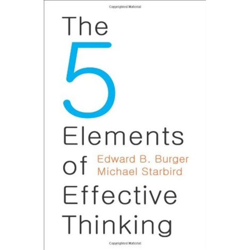 5 Elements of Effective Thinking – Hardback