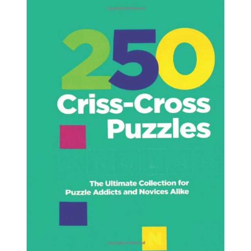 250 Criss Cross Puzzles – Paperback