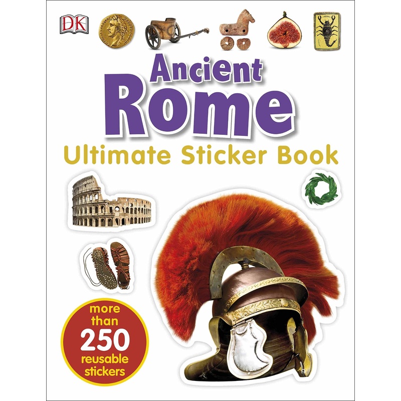 Ancient Rome Sticker Book – Paperback