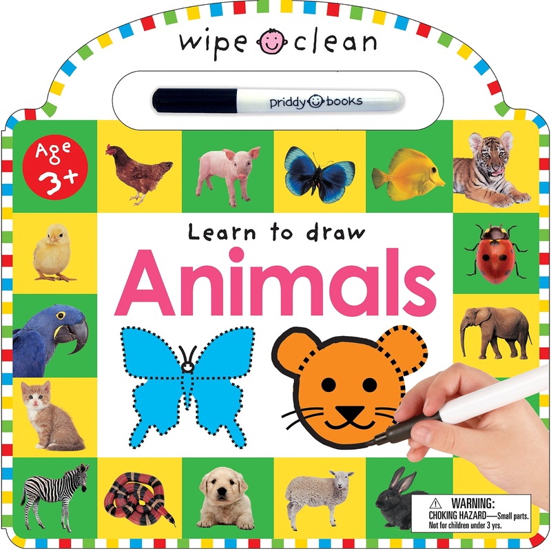 Wipe Clean : Animals – Board book