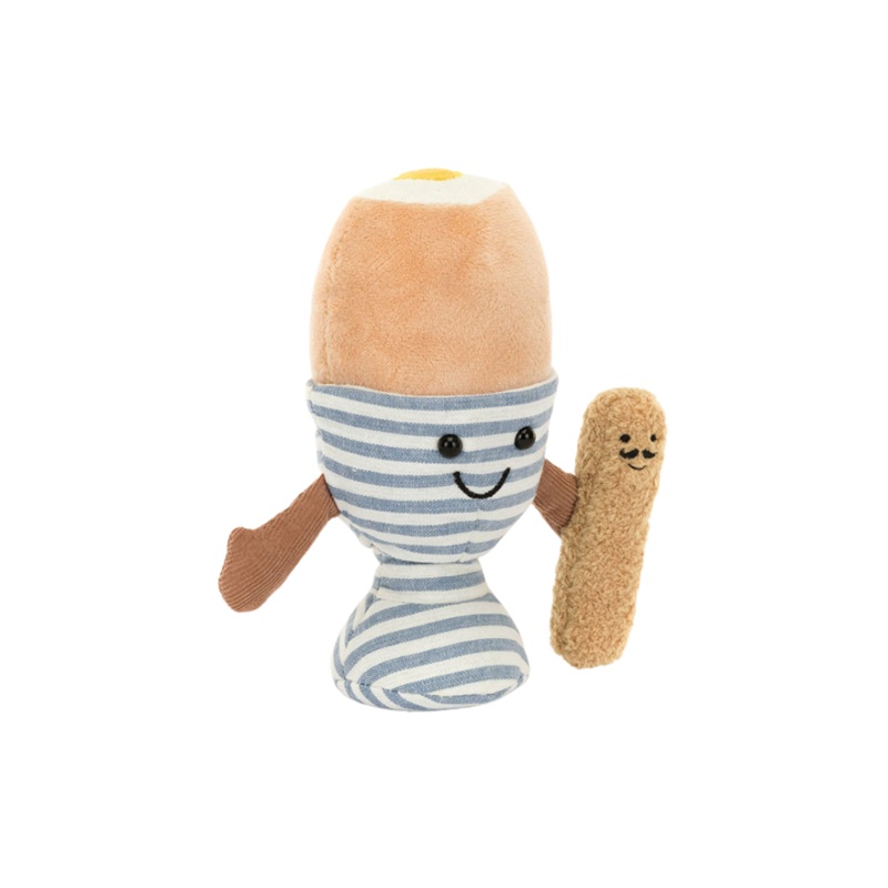 Amuseables Eggetha Egg & Lance Soldier – 6.25 Inch by Jellycat