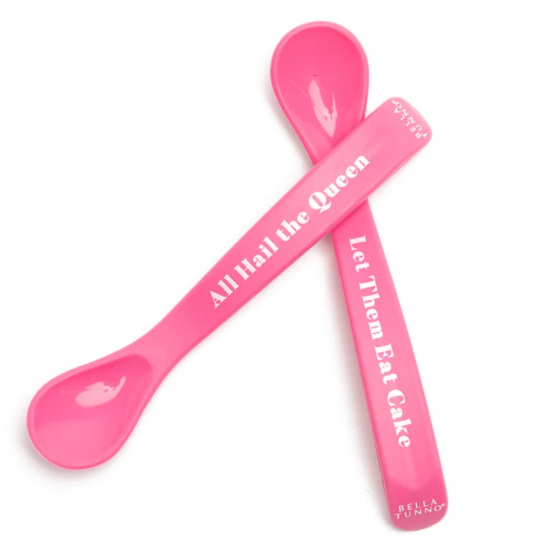 Eat Cake/Hail Queen Silicone Spoons